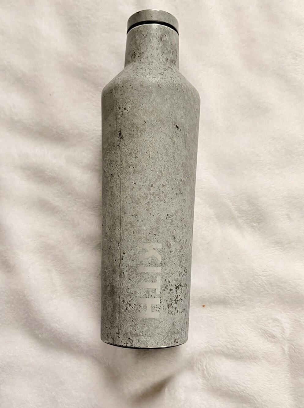 Kith x Corkcicle 16oz Canteen Concrete Grey Stainless Steel Water Bottle SS21